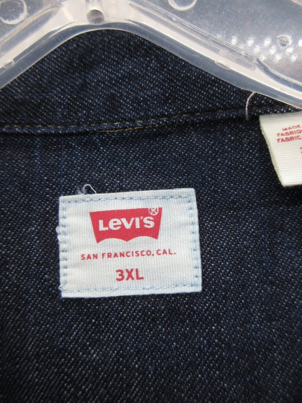 Levis Shirt XXXL Western Pearl Snap Red Tab Denim Cowboy Rodeo NEW - Picture 11 of 16